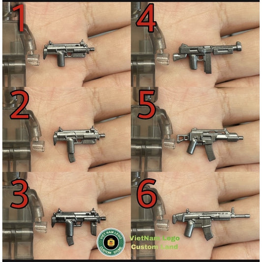 V1 Combat Guns Custom Accessories for Minifigures