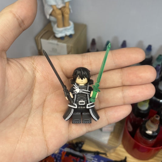 Kirito Character Custom Minifigure – Sword Art Online Inspired