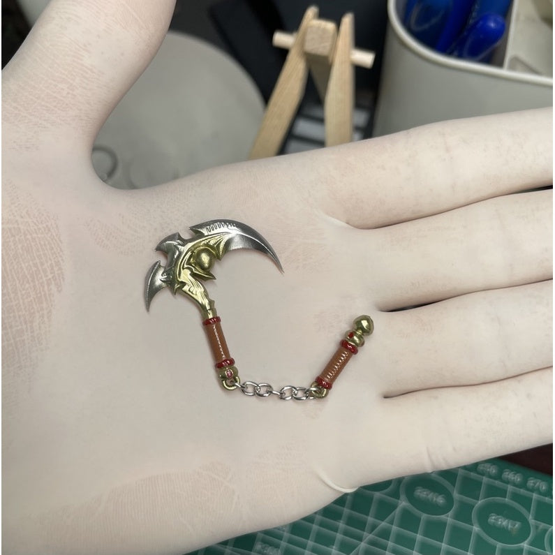 Minifigures Accessories: Dian Wei and Gan Ning Hand Weapons – Three Kingdoms