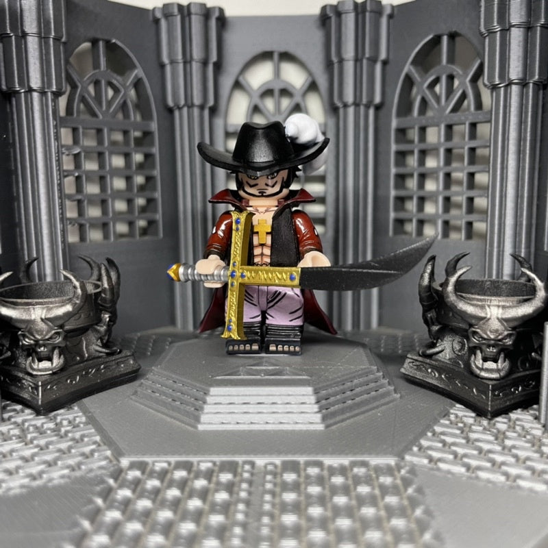 Custom Minifigure: Mihawk Character From Onepiece Pirate Animation