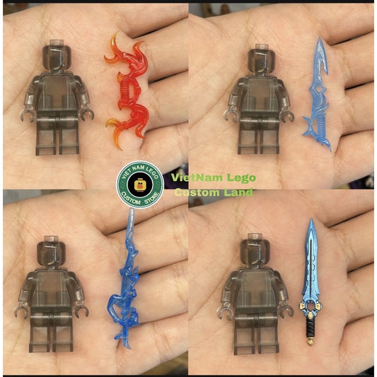 Custom Minifigure Accessories: Fantasy Minifigures Accessories Ver 4