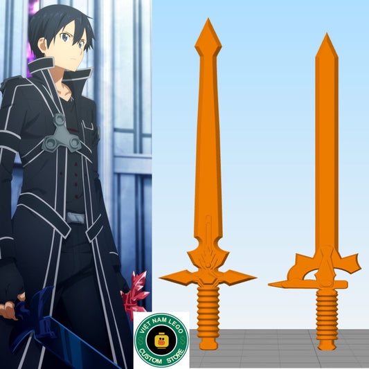 Kirito’s Sword From Sword Art Online Minifigure Accessories Toys