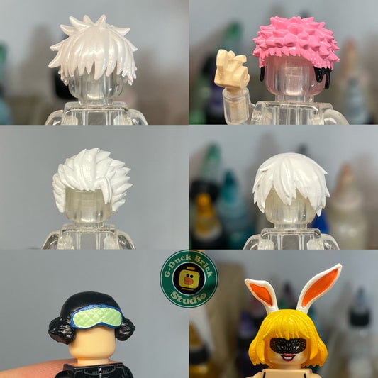 Custom Minifigure Hair Collection – Character Hairstyles for Your Favorite Figures