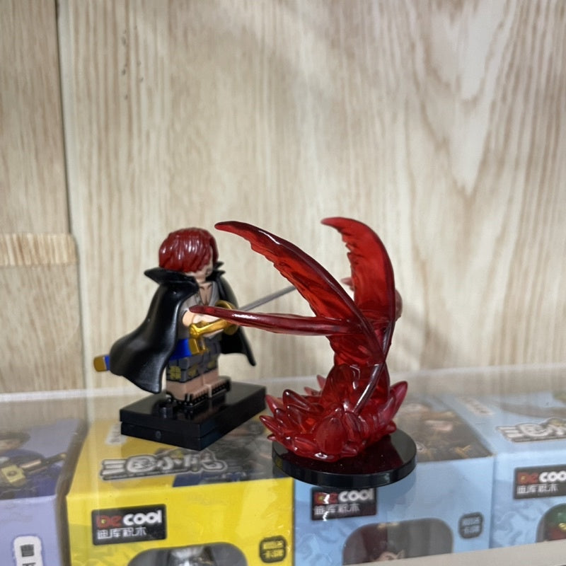 Shanks Custom Minifigure – One Piece Pirate Island Inspired