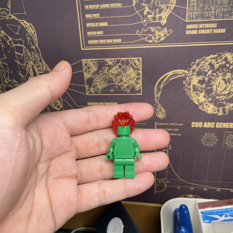 Minifigures Accessories: Hair Of The Characters (Note The Description)