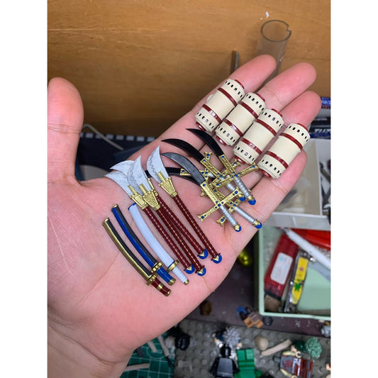 Black Sword Kokuto Yoru From One Piece Custom Minifigure Accessories Toys