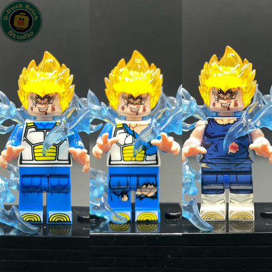 Vegeta Character From Dragon Ball Custom Minifigures Toys