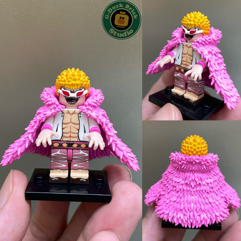 Donquixote Doflamingo From One Piece Pirate Island Custom Minifigures Toys