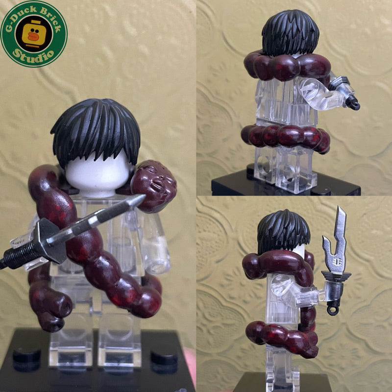 Minifigures Accessories: Toji Fushiguro – Jujutsu Kaisen Weapon & Curse Gear Set (Minifigure Not Included)
