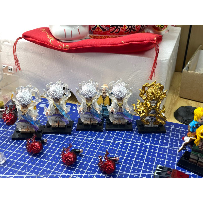 Custom Minifigure Accessory: Luffy Nika Gear 5 Smoke Cloud Effect