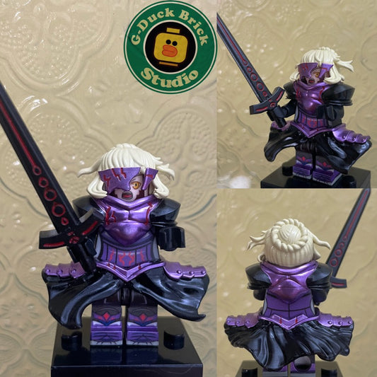 Custom Minifigures: Dark Saber – Fate Series Inspired Character (With Effects Included)