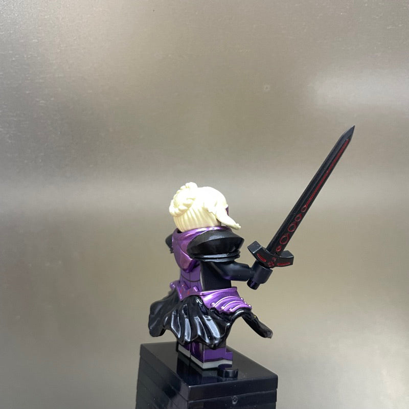 Custom Minifigures: Dark Saber – Fate Series Inspired Character (With Effects Included)