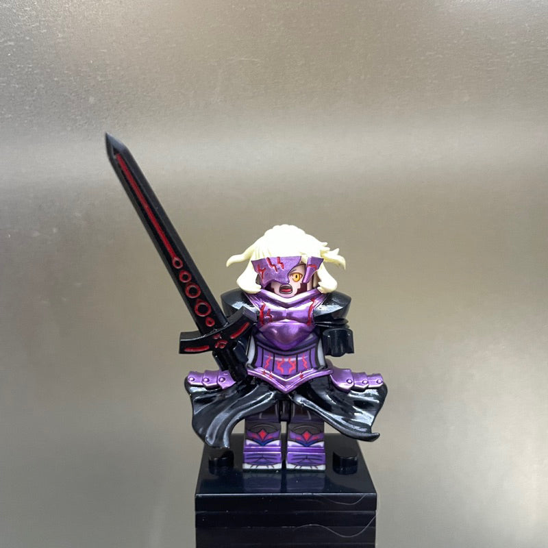 Custom Minifigures: Dark Saber – Fate Series Inspired Character (With Effects Included)