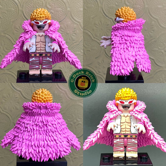 Donquixote Doflamingo From One Piece Pirate Island Custom Minifigures Toys