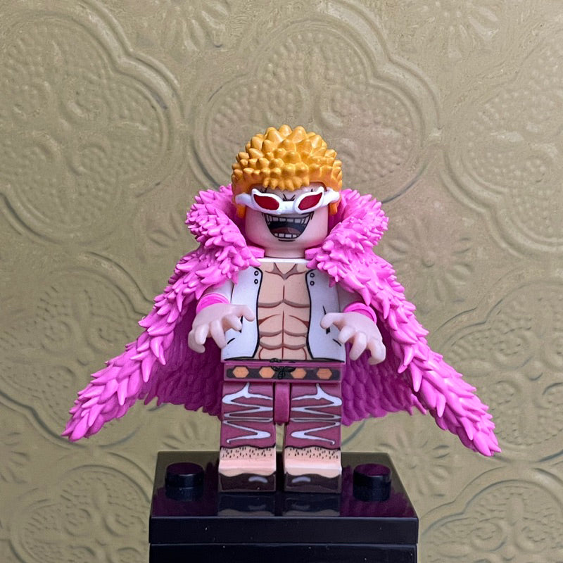 Donquixote Doflamingo From One Piece Pirate Island Custom Minifigures Toys