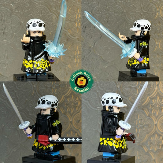 Trafalgar D. Water Law From One Piece Custom Minifigures Toys