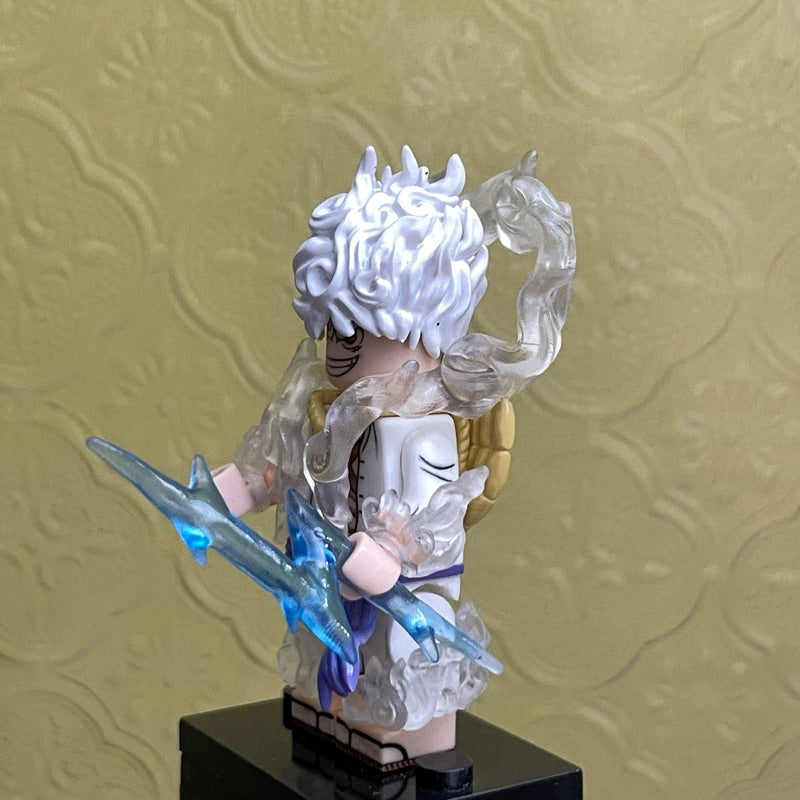 Luffy Gear 5 “Nika” – Custom Minifigure Set Inspired by One Piece