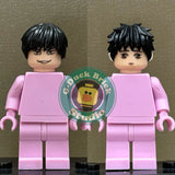 Custom Minifigure Face & Hair Set – Toji Fushiguro & Yuta Okkotsu (Jujutsu Kaisen)