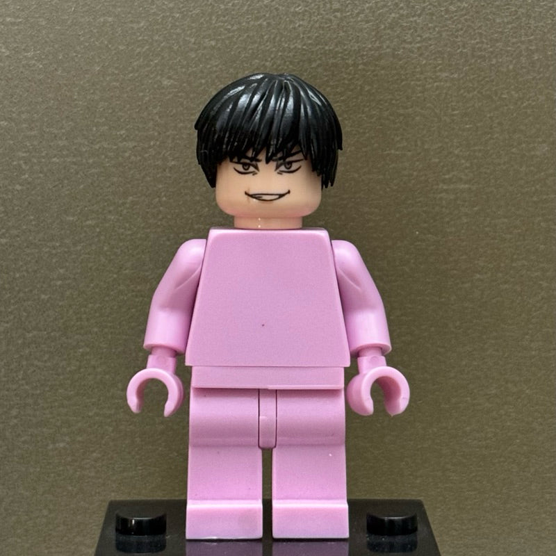 Custom Minifigure Face & Hair Set – Toji Fushiguro & Yuta Okkotsu (Jujutsu Kaisen)
