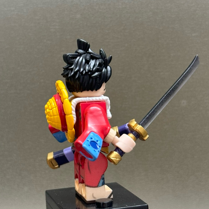 Luffy Wano From One Piece Pirate Island Custom Minifigures Toys