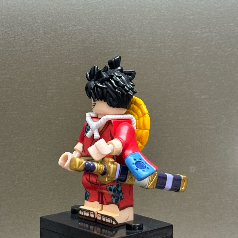 Luffy Wano From One Piece Pirate Island Custom Minifigures Toys