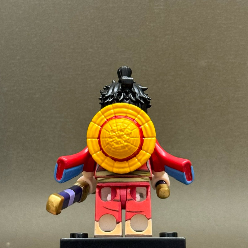 Luffy Wano From One Piece Pirate Island Custom Minifigures Toys