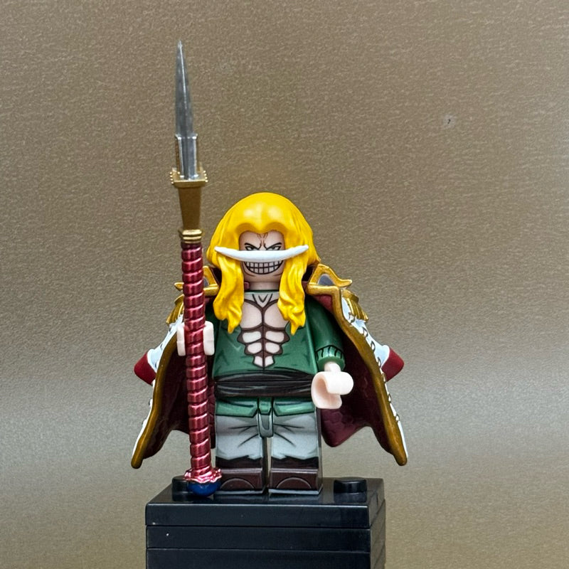 Young Whitebeard From One Piece Pirates Custom Minifigures Toys