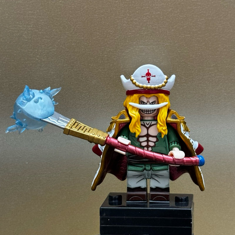 Young Whitebeard From One Piece Pirates Custom Minifigures Toys