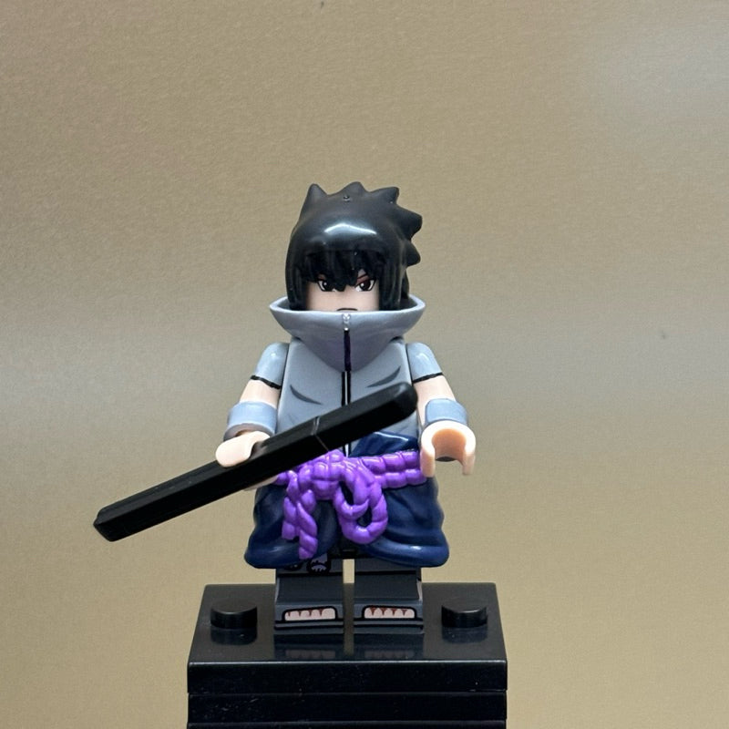Sasuke Uchiha From Naruto Custom Minifigures Toys