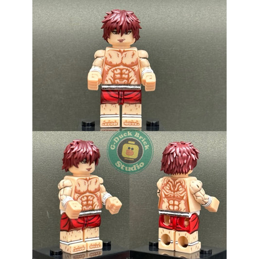Baki Hanma Custom Minifigure – Baki the Grappler Inspired