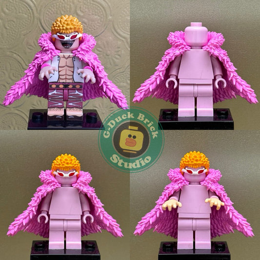 Doflamingo Character Custom Minifigure Accessories - One Piece Inspired