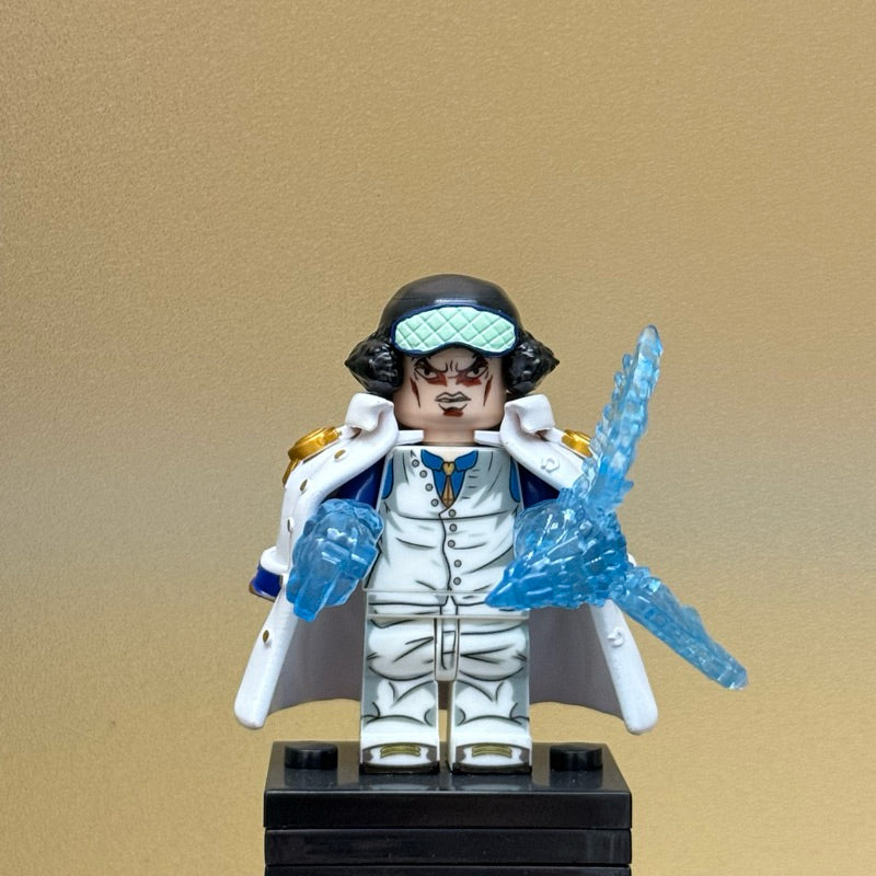 Aokiji Kuzan (Ice Admiral) From One Piece Custom Minifigures Toys