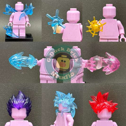 Custom Minifigure Accessories: Dragon Ball Character Accessories