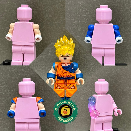Custom Minifigure: Dragon Ball Character Arm Accessories