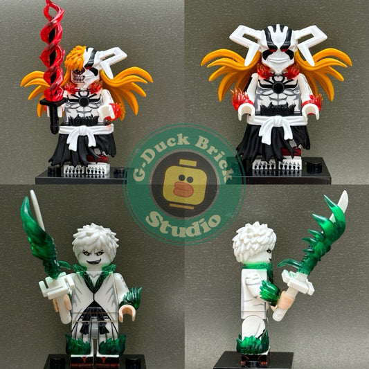 Ichigo Various Forms From Bleach Anime Custom Minifigures Toys