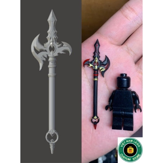 Sky Dimension Spear Custom Minifigures Accessories Toys
