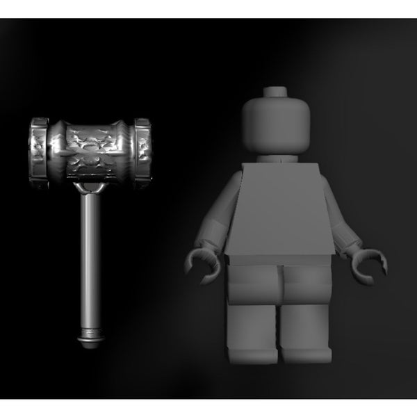 Haotian Hammer Custom Minifigure Accessory – Chinese Mythology
