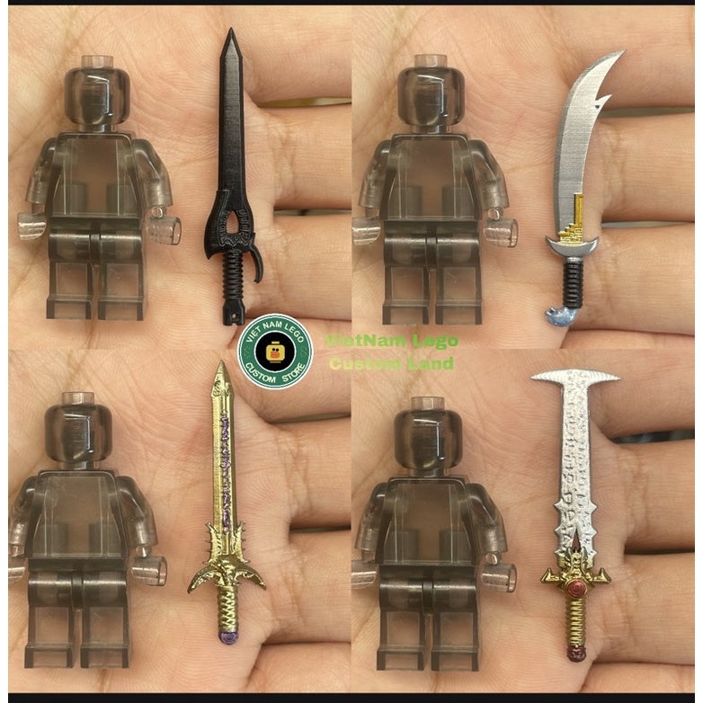 Minifigures Accessories: Divine Sword Ver 1 Collection (Minifigure Not Included)