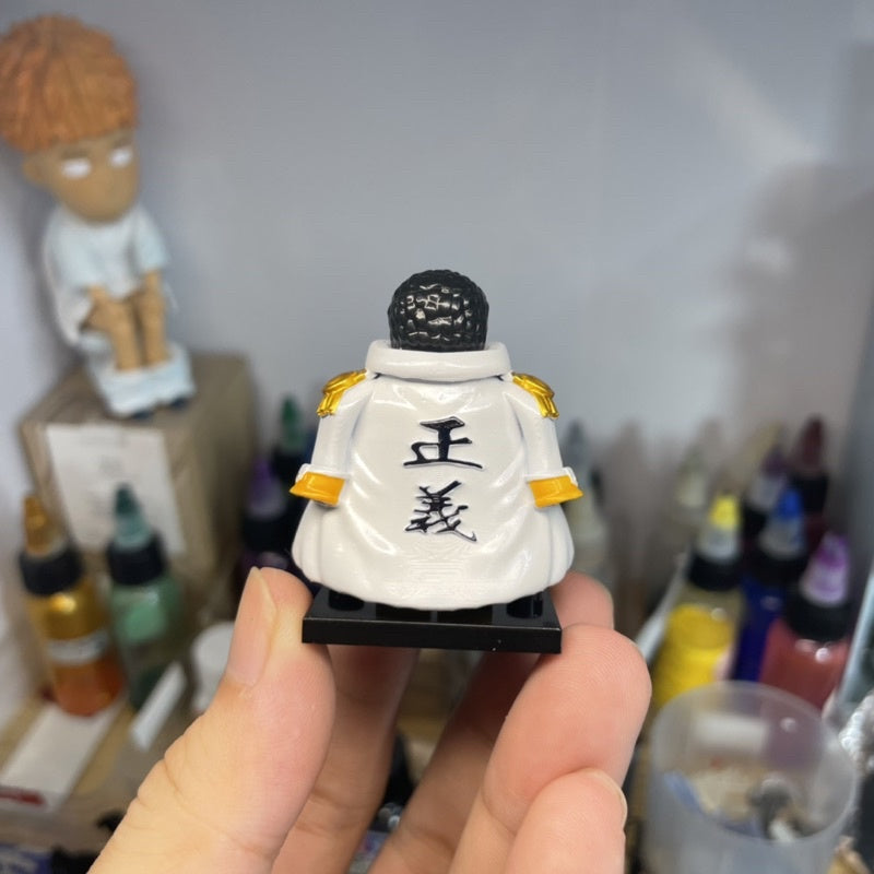 Minifigures Accessories: One Piece Pirate Admiral Coat (Justice Cape)