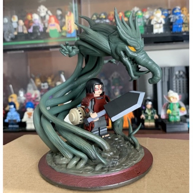 Wood Dragon Resin Crafted Custom Minifigure Accessory Toys