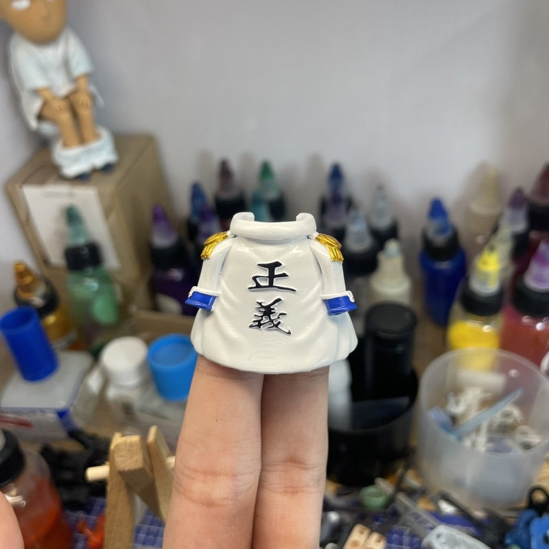 Minifigures Accessories: One Piece Pirate Admiral Coat (Justice Cape)