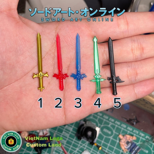 Divine Sword From Sword Art Online Custom Minifigure Accessories Toys