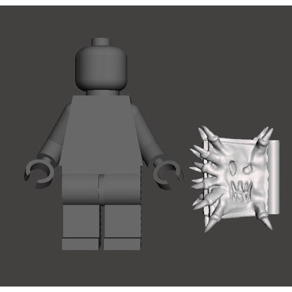 Demon Book – Minifigure Accessory Inspired by Dark Fantasy & Anime