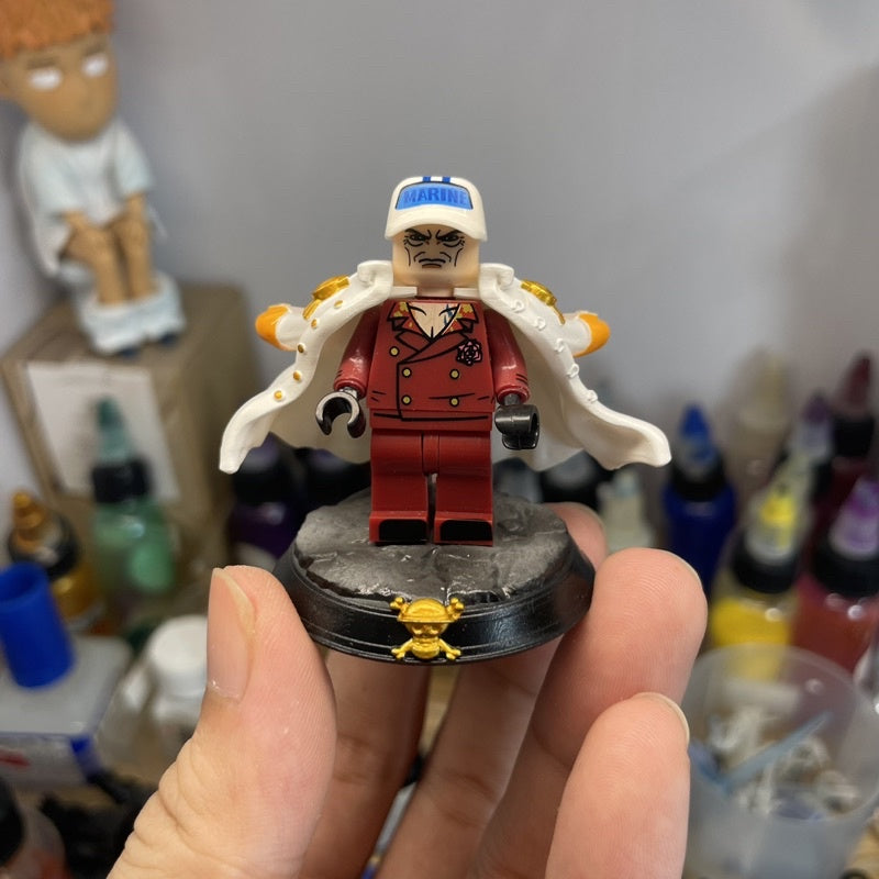 Minifigures Accessories: One Piece Pirate Admiral Coat (Justice Cape)