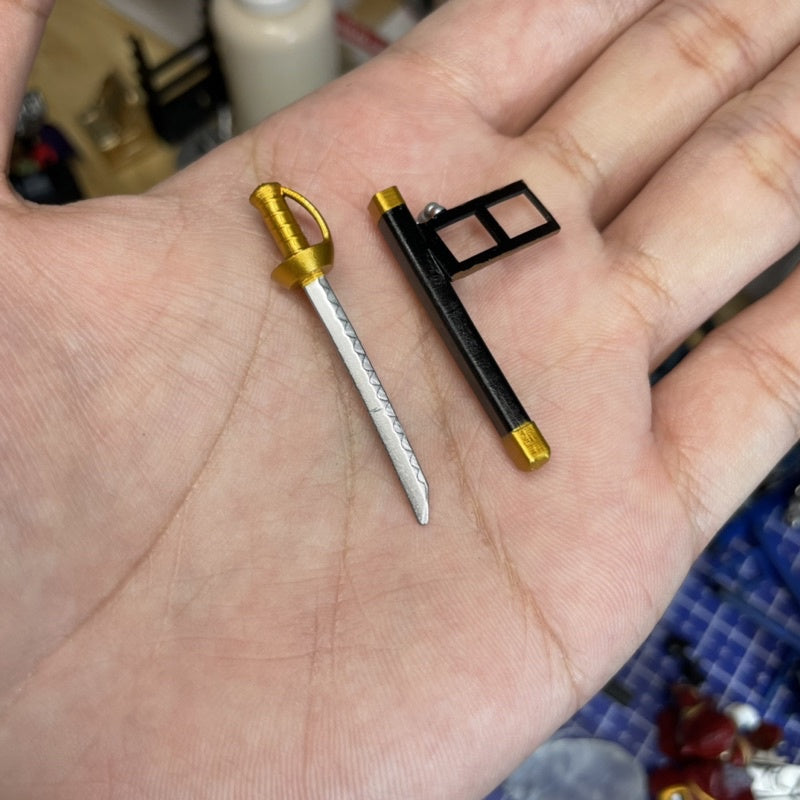 Custom Minifigure Accessory: Roger's Treasured Sword – One Piece