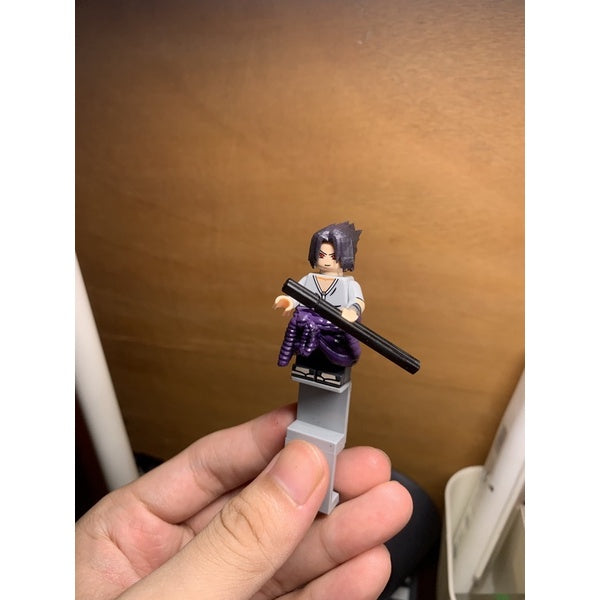 Sasuke Uchiha Original State From Naruto Series Custom Minifigures Toys