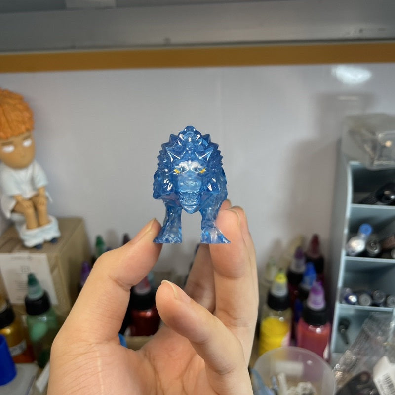 Blue Wolf Mount From Game Fantasy Series Custom Minifigures Toys
