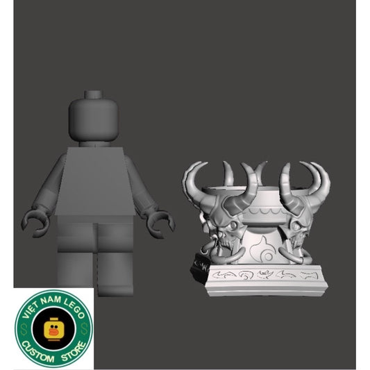 Custom Minifigures Accessories: Demon Cauldron