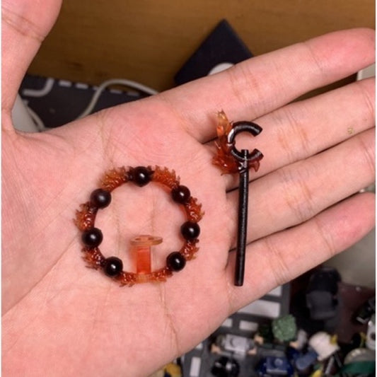 Fire Mage From Mystic Flame Custom Minifigure Accessories Toys