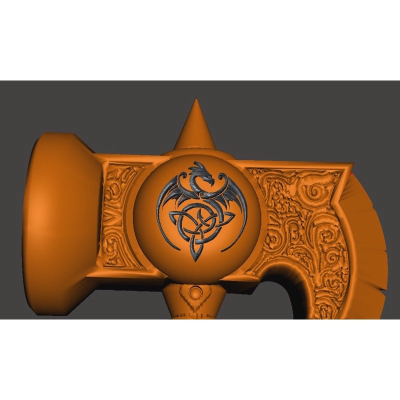 Custom Minifigure Accessory: Viking War Axe